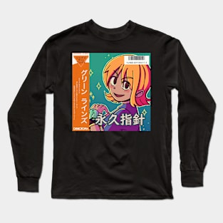 vaporwave anime aesthetic girl nami Long Sleeve T-Shirt